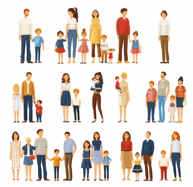 une collection de gens des gens des États-Unis
