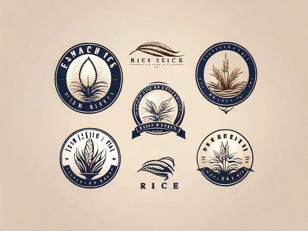 une collection de logos pour les États-Unis de l'agriculture