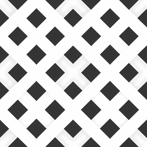 collection de motifs de carreaux géométriques minimalistes en noir et blanc apporte un style simple et sans couture