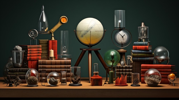 Collection d'objets scientifiques