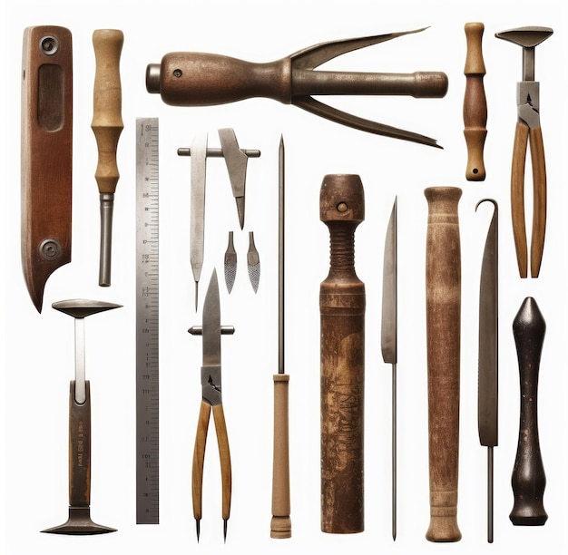 Collection d'outils vintage