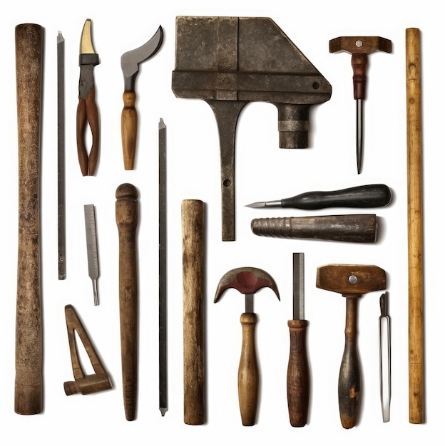 Collection d'outils vintage