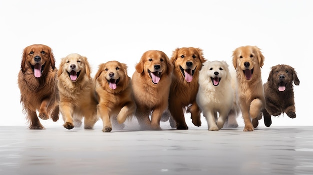 Collection panoramique d'animaux et de chiens