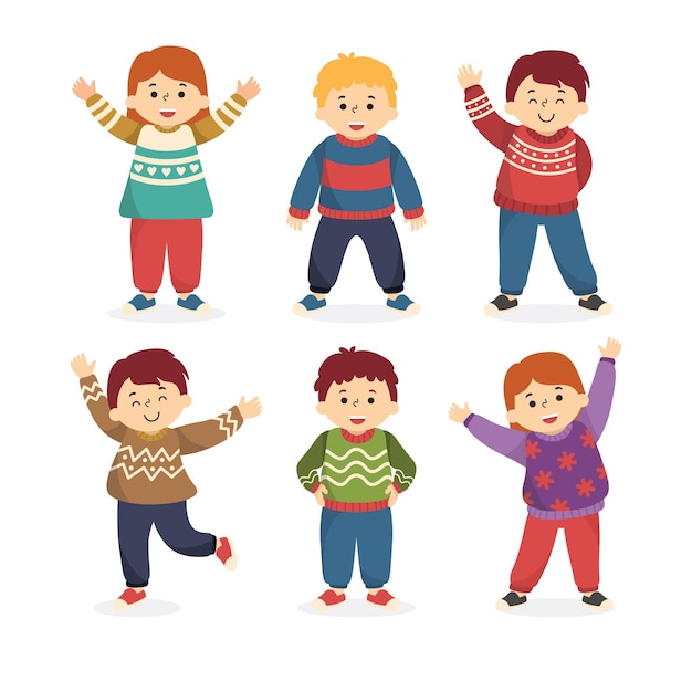 Une collection de personnages mignons