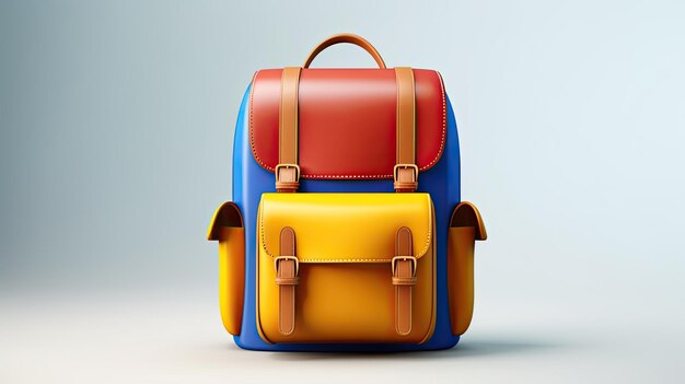 une collection de sacs à dos colorés de la collection du même designer.
