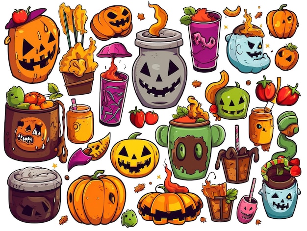 La collection de tasses pour Halloween