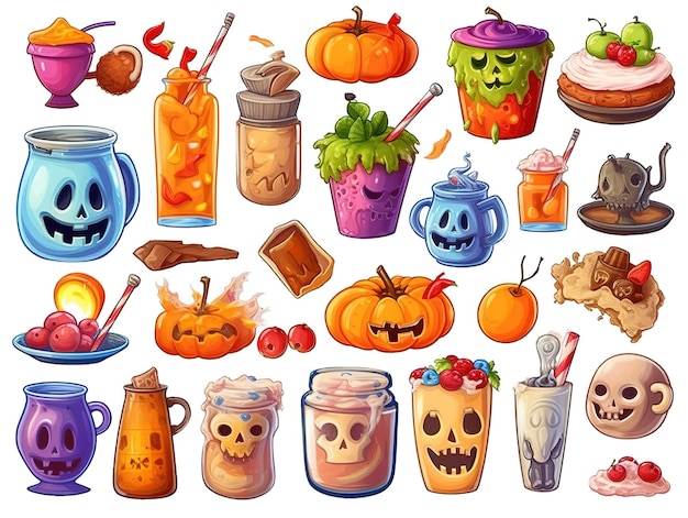 La collection de tasses pour Halloween