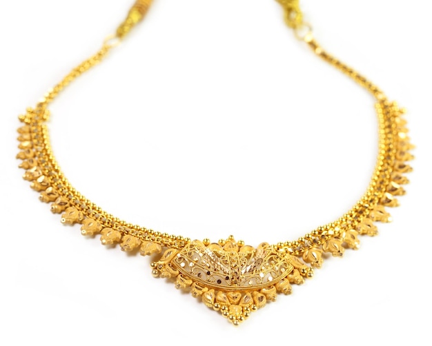 Collier de mariage en or des sous-continents indiens