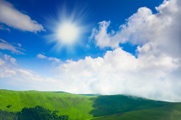 Colline de printemps