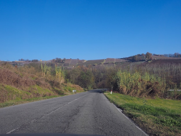 Collines du Roero dans le Piémont