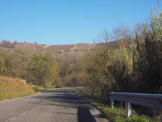 Collines du Roero dans le Piémont