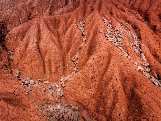 Photo des collines de sable rouge à madère