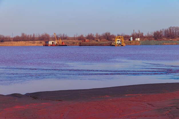 Colonisateur technique d'eau industrielle de l'industrie minière à Kryvyi Rih, en Ukraine