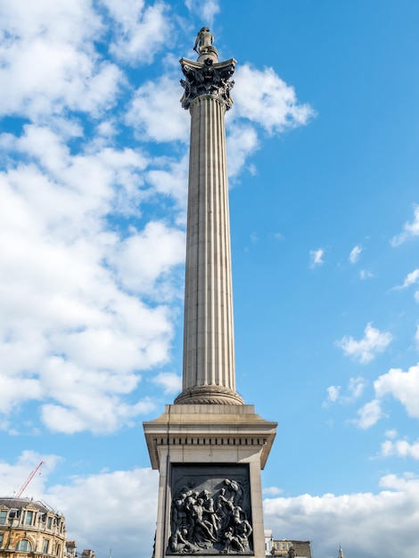 La colonne Nelson à Londres