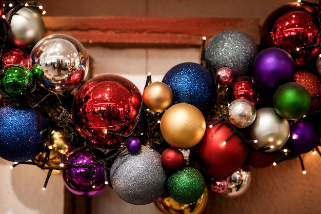 coloré boules de Noël