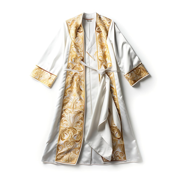 Photo coloré de la robe de cérémonie du vatican type de robe matériau soie couleur concep vêtements traditionnels mode