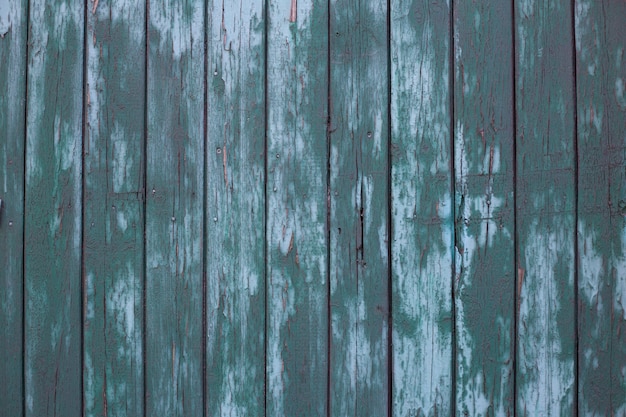 Coloré en vert clôture en bois Texture de planches de bois vert vieux mur de grange style rustique