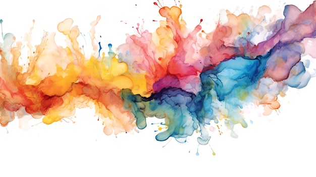 Colorful aquarelle