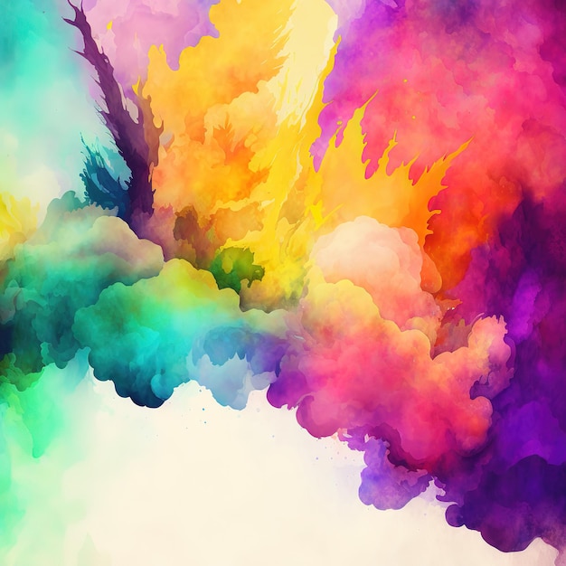 Colorful aquarelle