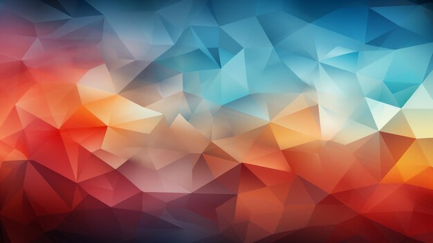 Colorful polygonal