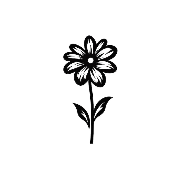 Coloriage d’art en ligne d’une fleur de jardin