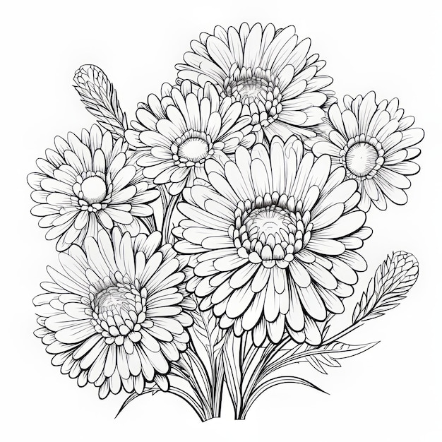 Coloriage Fleur De Lys Noir Et Blanc