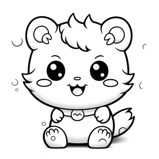 Coloriage mignon et kawaii pour les enfants