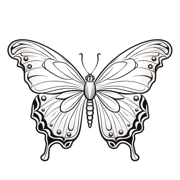 Coloriage papillon