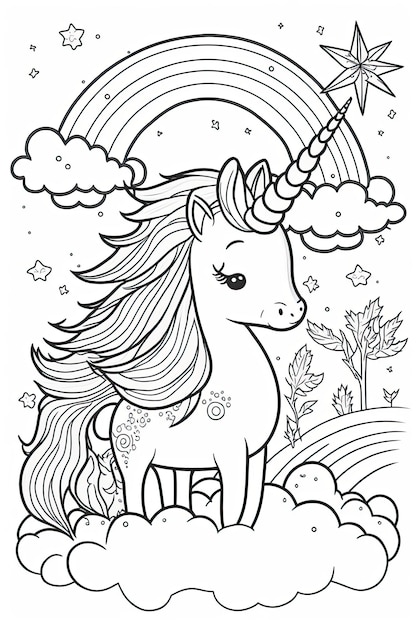 coloriages licorne pour enfants et adultes