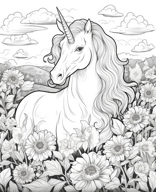 coloriages licorne pour enfants et adultes