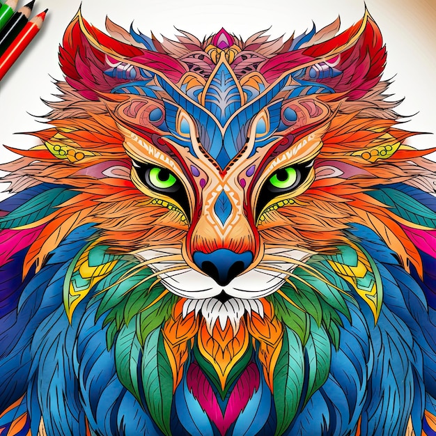 coloriages de mandala d'animaux pour soulager le stress