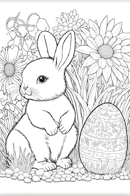 Coloriages de Pâques pour enfants et adultes