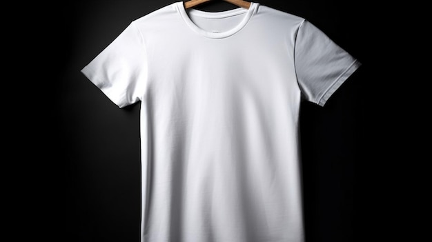 Colortshirt blanc avec espace de copie pour votre conception Concept de mode