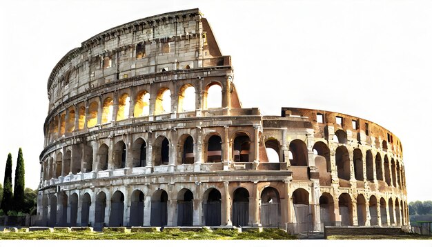 Le Colosseum réaliste à Rome, en Italie