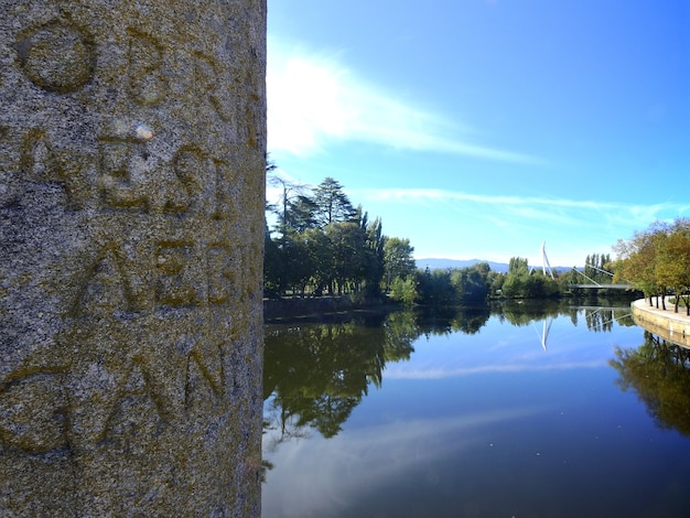 Columnas conmemorativas del Puente de Trajano en Chaves Portugal