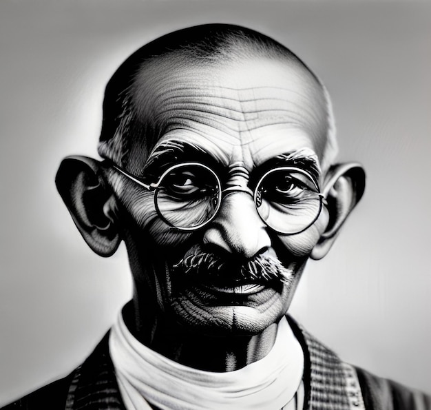 Le combattant de la liberté Mahatma Gandhi 2 octobre Inde
