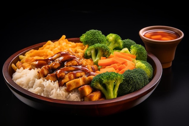 Combo de bol de poulet Tangy Teriyaki