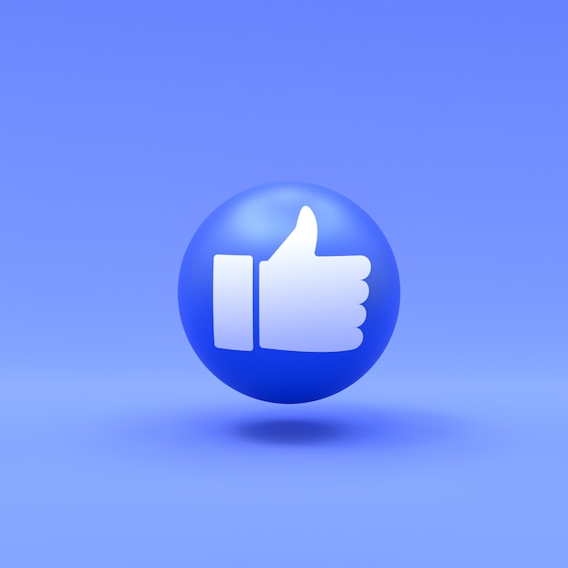 Comme Facebook emoji 3D