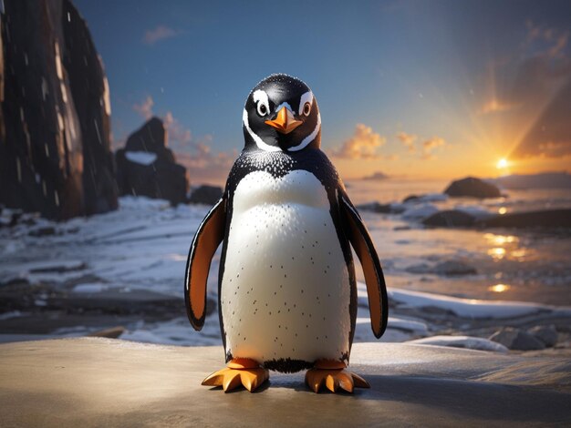 Photo le compagnon des geeks le pingouin linux