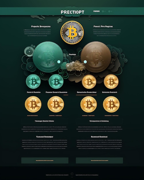 Photo comparaison de l'échange bitcoin p2p avec les caractéristiques de l'émission et l'illustration f idée de fond créative