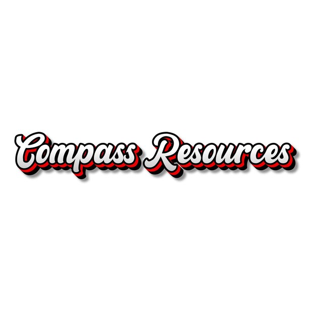 Photo compassresources texte 3d argent rouge noir blanc fond photo jpg