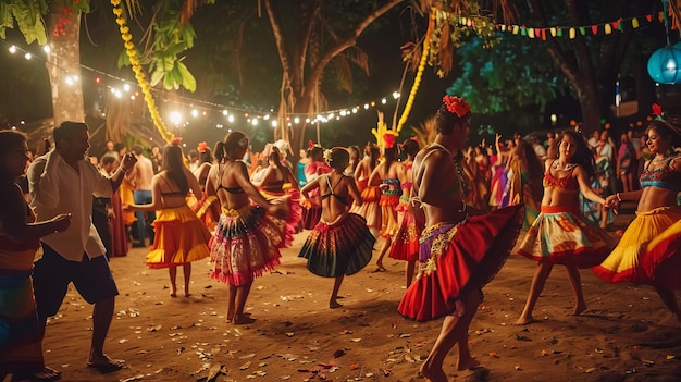 Compétitions de danse de carnaval à Goa