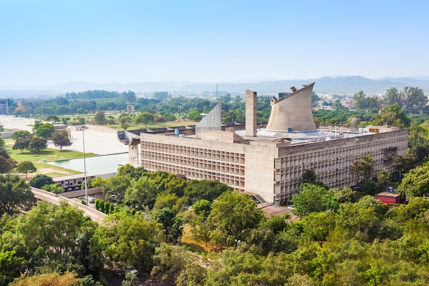 Photo complexe du capitole, chandigarh