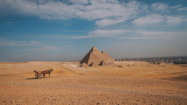 Complexe des Pyramides de Gizeh Egypte Le Caire