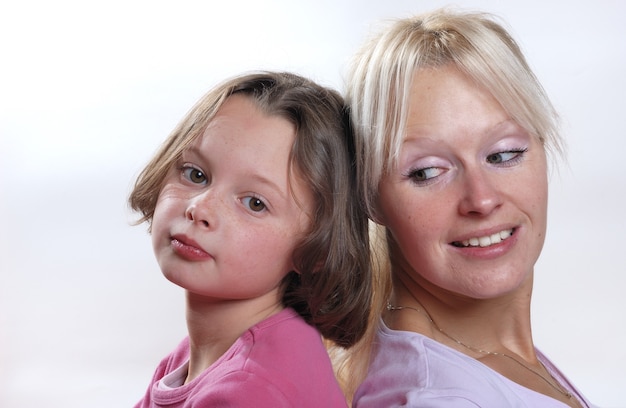 Photo complicité entre mère et fille