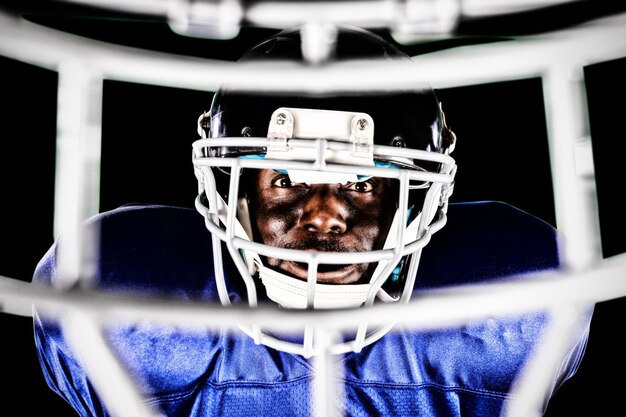 Photo composite numérique du joueur de football américain
