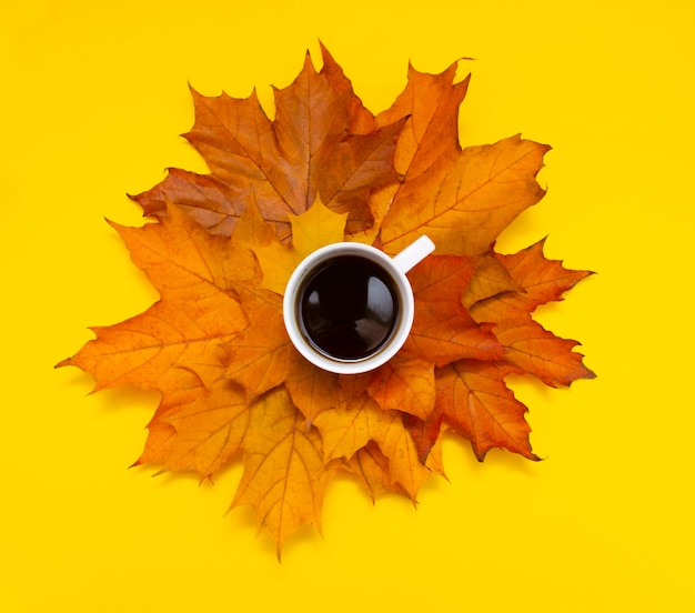 Composition de café d'automne