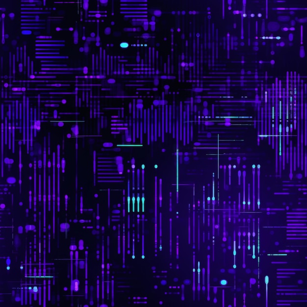 Composition de circuits néons vibrants générée par l'IA