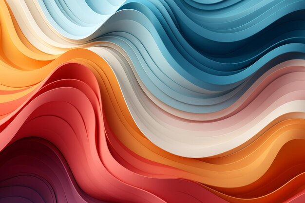 Composition de conception abstraite colorée et vibrante Arrière-plan photo de haute qualité