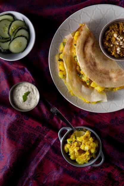 Composition de dosa indienne nutritive